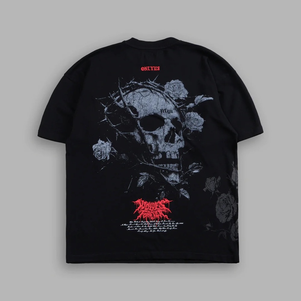 SANGRE DE CAMPEON "SIDE BY SIDE" SERIES PREMIUM TEE IN BLACK